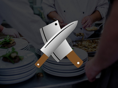 The Butcher Logo badge bold branding branding concept butcher idenitity knives logo sharp vector