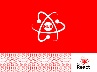 The React Hub Logo Desing bold brand identity branding creative logo logo logo design minimalist minimalist logo modern logo timeless identity