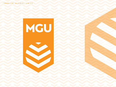 MGU logo - Muslim Global Unity bold brand identity branding creative logo logo logo design minimalist minimalist logo modern logo timeless identity