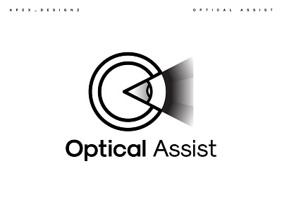 Optical Assist Logo - vision company brand identity branding design logo logo design minimalist minimalist logo vector