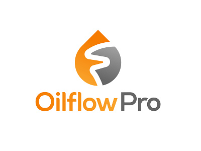 Oilflow Logo - Petroleum company logo