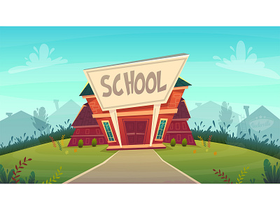 school illustration of knowledge day