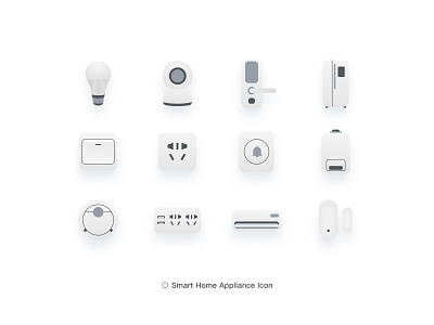 Smart Home Appliance Icon icons sketch smart home ui ui design