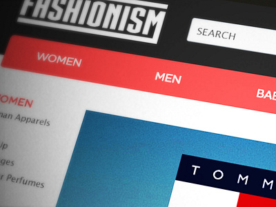 Fashionism e commerce fashion flat ui ux