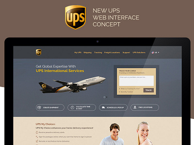 UPS Web Concept