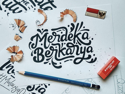 Merdeka Berkarya Lettering