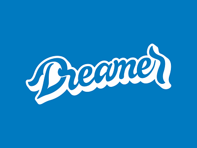 Dreamer Lettering branding design hand drawn illustration letter lettering logo typogaphy typography vector