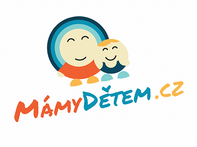Mother and child website logo - final child logo mother mum simple vector