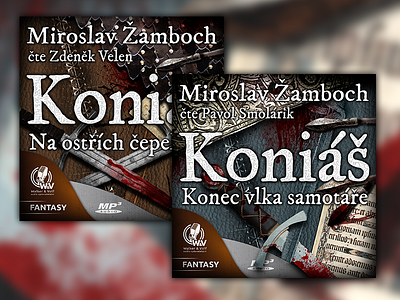 Konias - fantasy audiobook book cd cover fantasy medieval sword