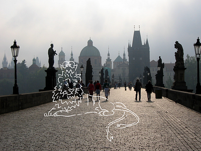 Prague #3 illustration prague vector