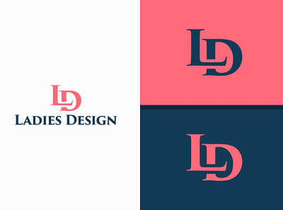 LD LOGO app branding design icon illustration logo minimal typography ux vector