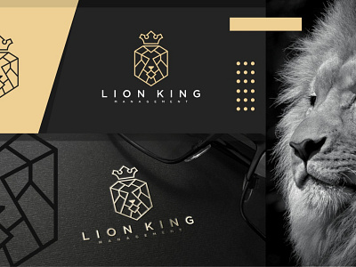 LION HEAD LOGO app branding design icon illustration logo minimal typography ui ux vector