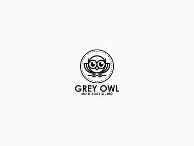 OWL branding design illustration logo minimal typography vector