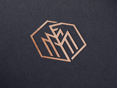 MMF LOGO app branding design icon illustration logo minimal typography ux vector