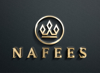 KING NAFEES LOGO app branding design icon illustration logo minimal typography ui ux vector