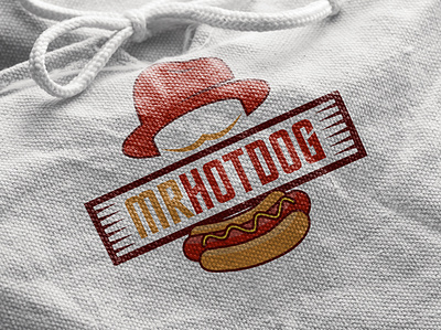 MR HOTDOG LOGO app branding design icon illustration logo minimal typography ui ux vector