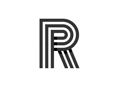 R LOGO app branding design icon illustration logo minimal typography vector