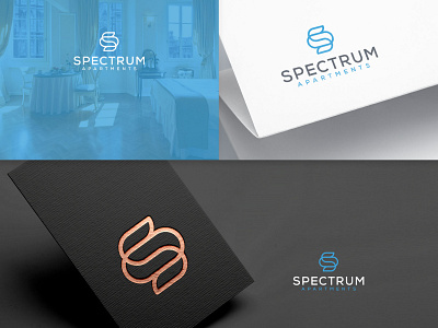 SPECTRUM branding design illustration logo minimal typography vector