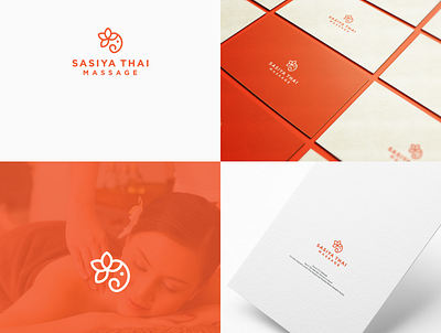 SASIYA THAI branding design illustration logo typography