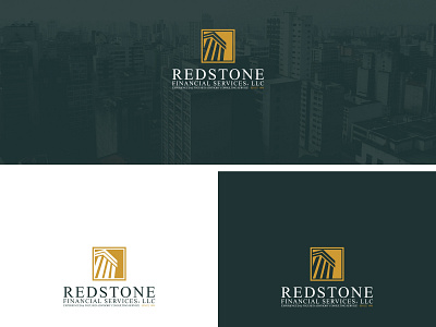 REDSTONE app branding design flat icon illustration logo minimal type typography vector