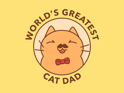  Best Cat Dad Ever with Middle Finger Printed Thong