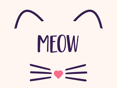 Meow Cat T-Shirt cat cat t shirt cat t shirt store cute cute art cute cat funny kawaii kawaii art meow minimal
