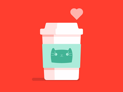 Cute Cat Coffee cat christmas coffee coffee cup cute cute art cute cat illustration kawaii kawaii art lovely t shirt art