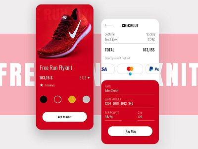 Credit Card Checkout app branding card checkout design ecommerce ecommerce design mobile shopping ui ux