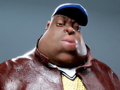 The Notorious B.I.G 3d arnoldrender character characterdesign illustration maya render sculpt zbrush