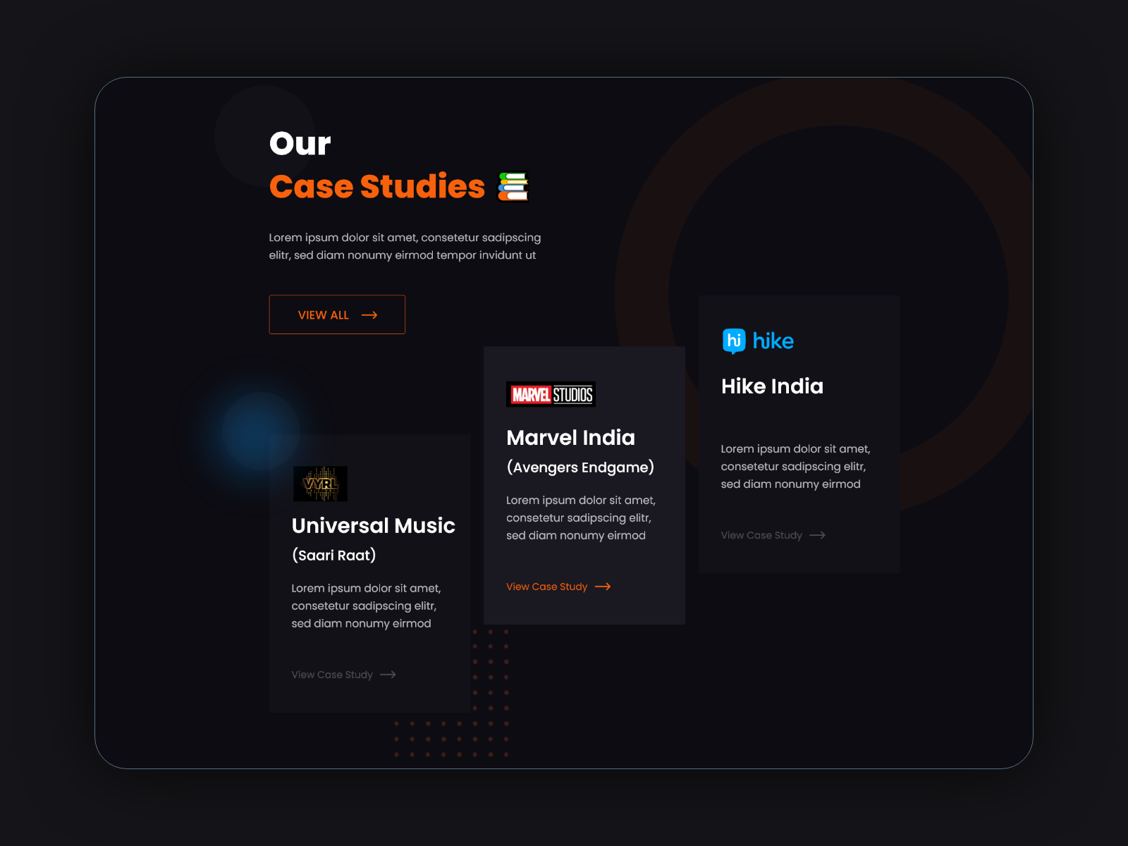 case study on dribbble