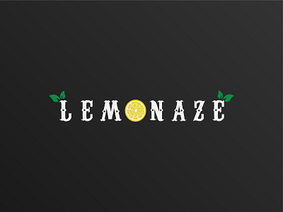 Lemonaze - Logo brand drink fresh juice lemon logo summer yello