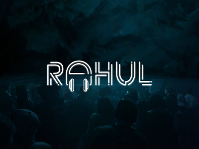 DJ Rahul - Logo dj event logo logotype music sound