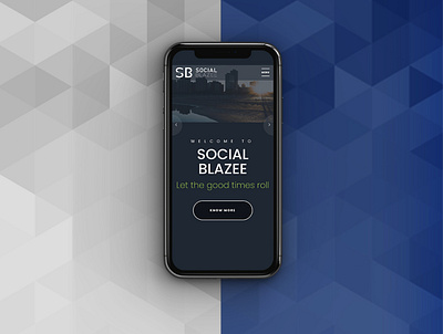 Social Blazee - App design app design logo