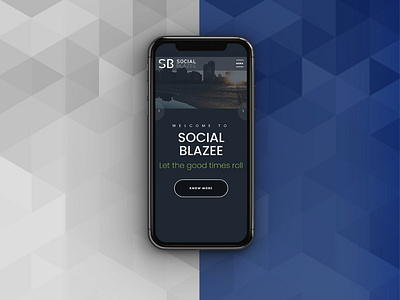 Social Blazee - App design