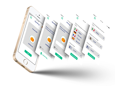 Language Learning App UI design