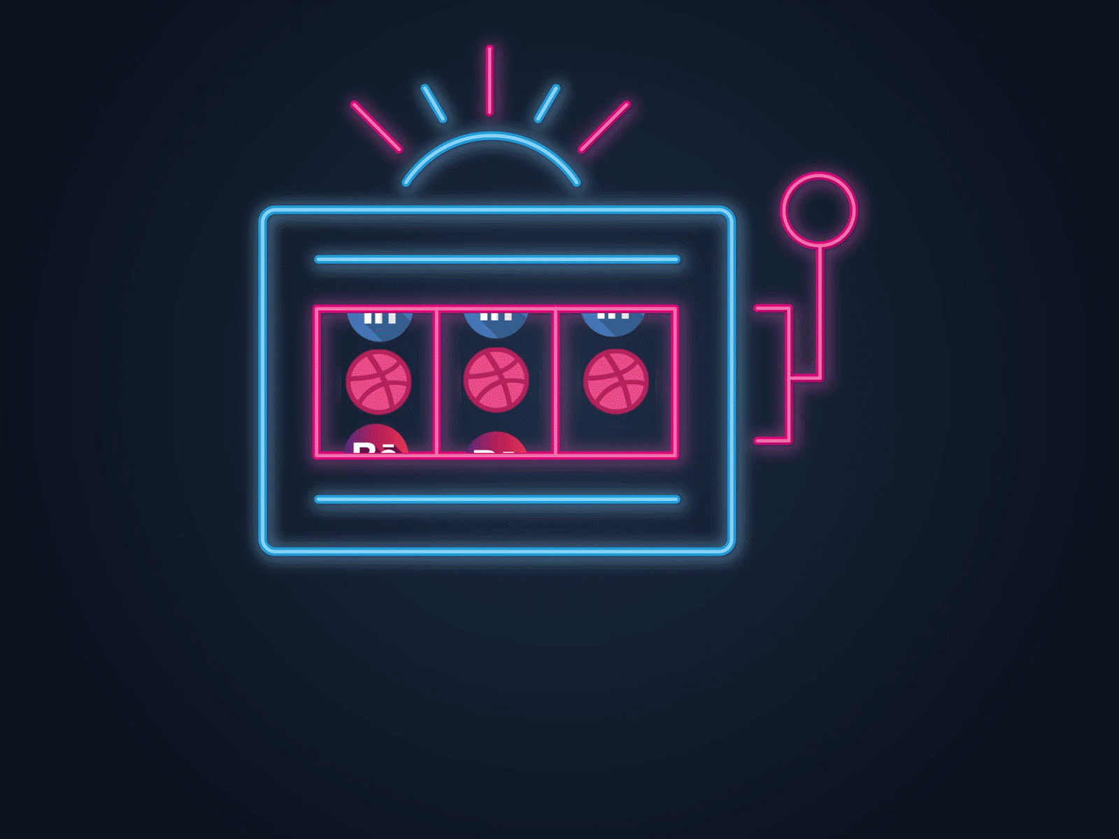 Hello Dribbble! animated gif animation animation 2d animation after effects dribbble invite