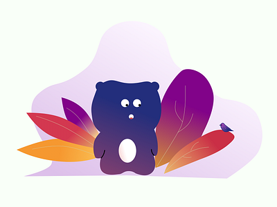 Bear animal animal art animalillustration animation app bear bearsketch cute animal cute art design illustration illustrator jungle plant illustration sketch sketchapp sketches vector