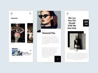 Magazine App | Design Inspiration