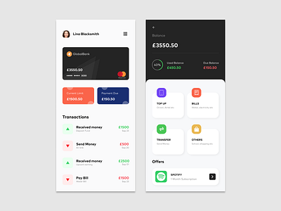 Banking Dashboard Inspiration