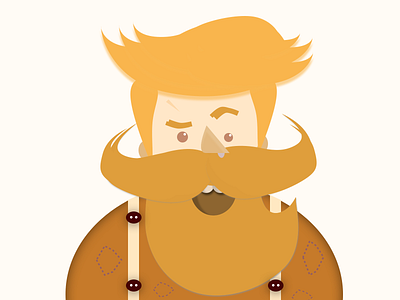 Bearded Dude - illustration