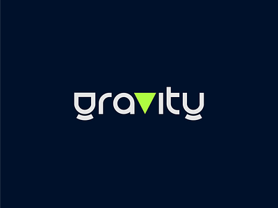 Gravity logo branding design green icon illustration illustrator logo modern