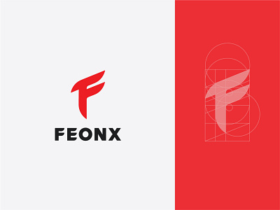 Feonx logo bird brand identity branding design logo pheonix