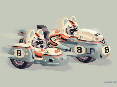 Racing Raccoons