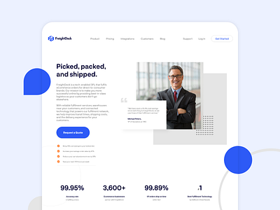 FreightDock Landing Page