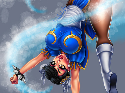 Chun Li | Street Fighter artwork artworks chunli digital digital painting girls pinup pinup girl sexy sexy girl streetfighter