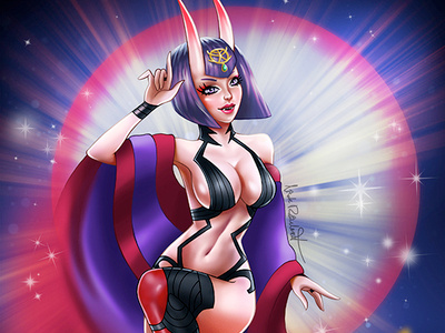 Shuten Douji artwork game art girls illustration illustration art sexy girl shuten douji