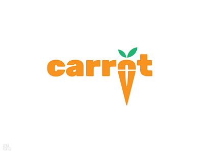 Carrot - veggie logo