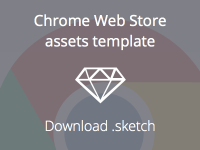 Chrome Web Store assets template chrome freebie sketch template web store