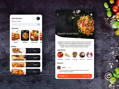 Resturant app UI