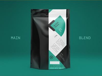 Packaging for Mono Special Coffee 3d 3d mockup blender blender 3d design design studio graphic design label labeldesign package package design packaging packaging design